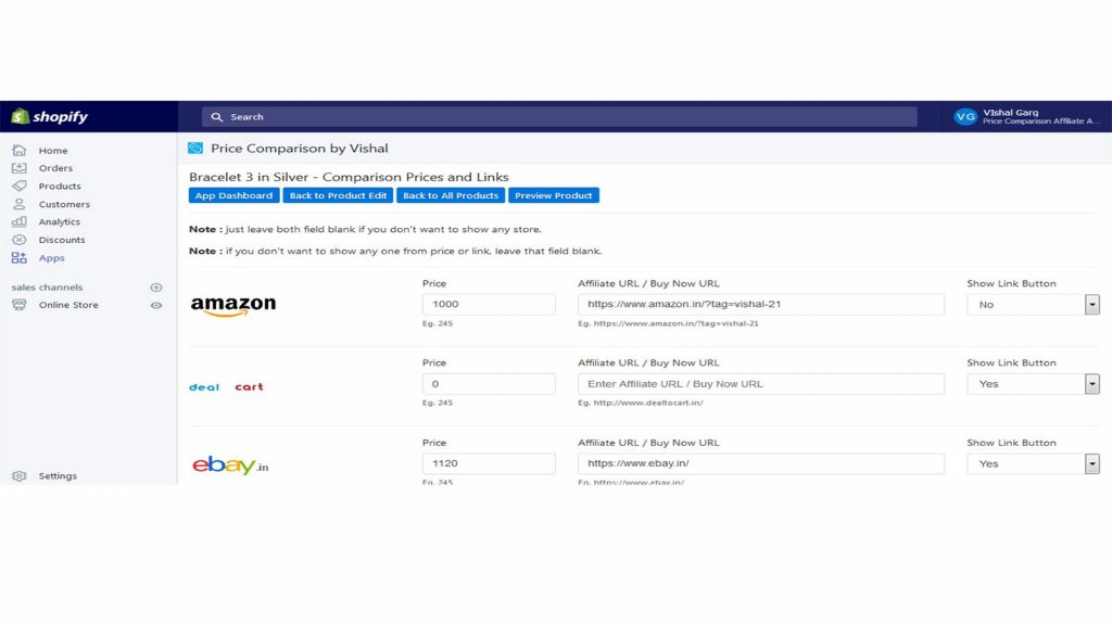 Price Comparison by Vishal